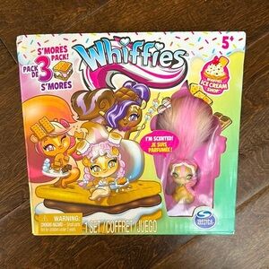 🆕 Whiffies S’mores 3-Pack! Collectible Animals with Scented Plush Tails